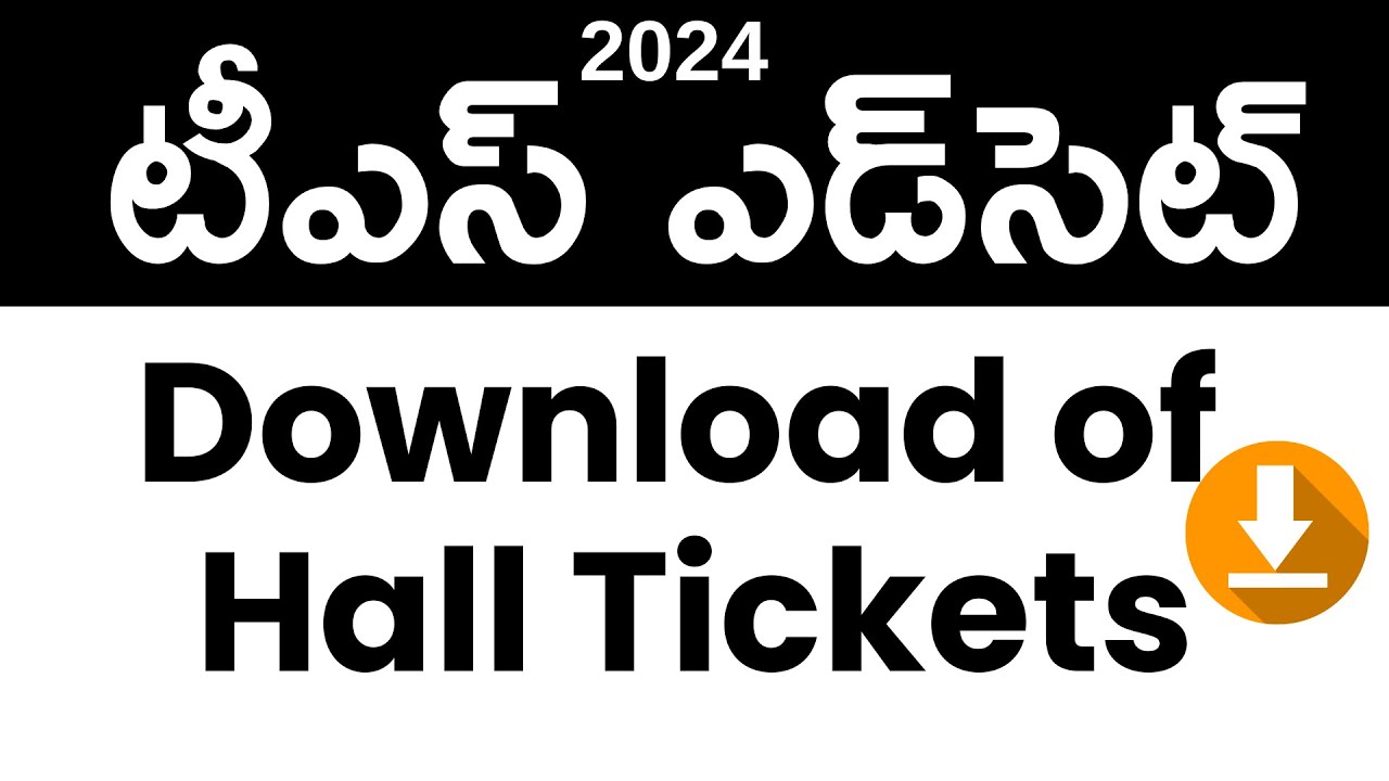 TS Ed.CET -2024 | Download of Hall Tickets from website | Date of Examination |  CBT Test |