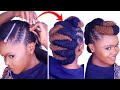 DIY Natural Hairstyle Tutorial - Beautiful Tuck, Roll And Pin - Natural Hairstyle