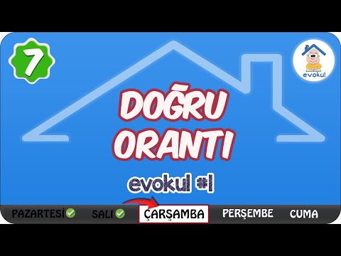 Doğru Orantı | 7. Sınıf #evokul Kampı