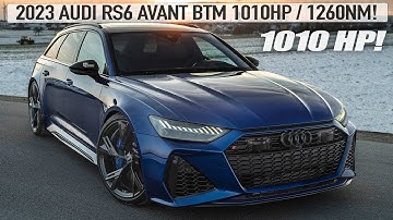 1010HP! 2023 AUDI RS6 AVANT BTM TURBO   INSANE NUMBERS! In Detail with sounds and accelerations