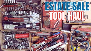 Estate Sale Auction Tool Haul Reveal - Craftsman Snap-on Mac Matco Plus Many Other Brands