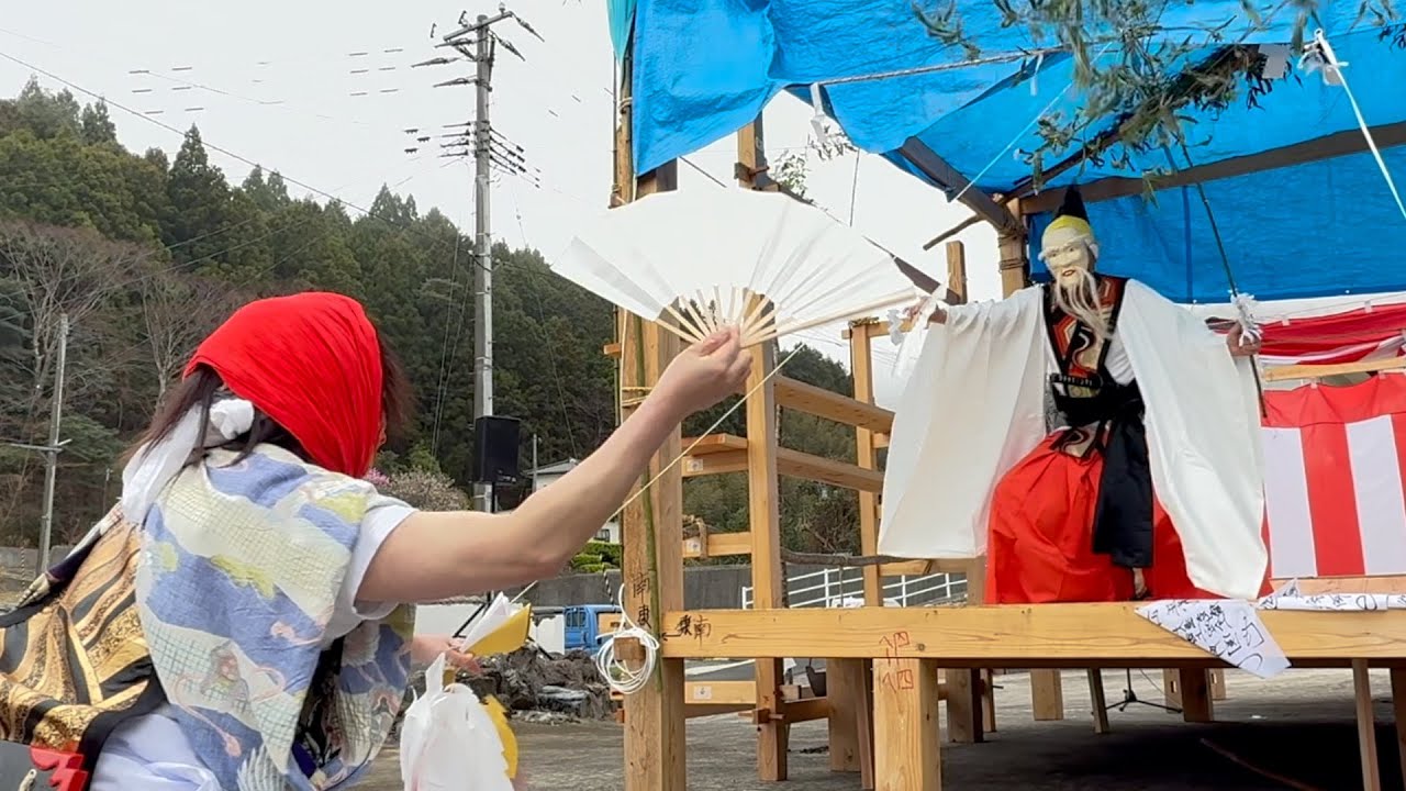 雄勝法印神楽奉納 五十鈴神社（宮城県石巻市雄勝町熊沢）春季例大祭