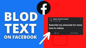How to bold text in Facebook post
