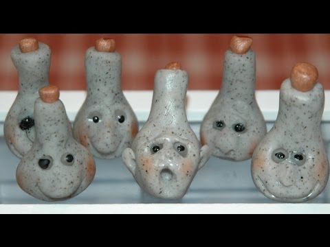 Face Jars How to make in polymer clay for miniatur...