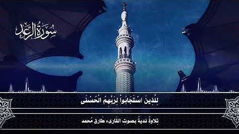 سورة الرعد كاملة بصوت القارئ طارق محمد