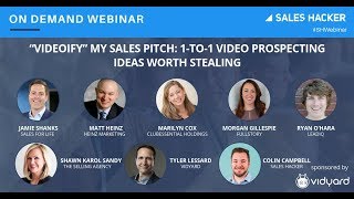 “Videoify” My Sales Pitch: 1-to-1 Video Prospecting Ideas Worth Stealing