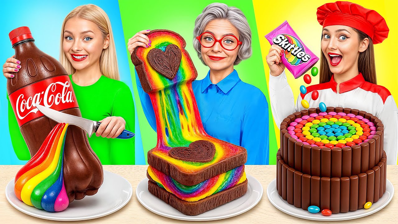 Кулинарный Челлендж: Я против Бабушки | Кулинарная Битва с Едой от Super Hyper DO