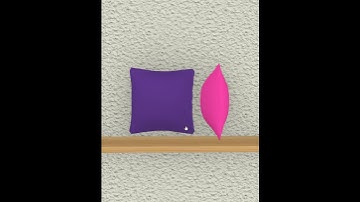 PILLOW 20 white and all colors change #art #secondlife #blender #animation #game