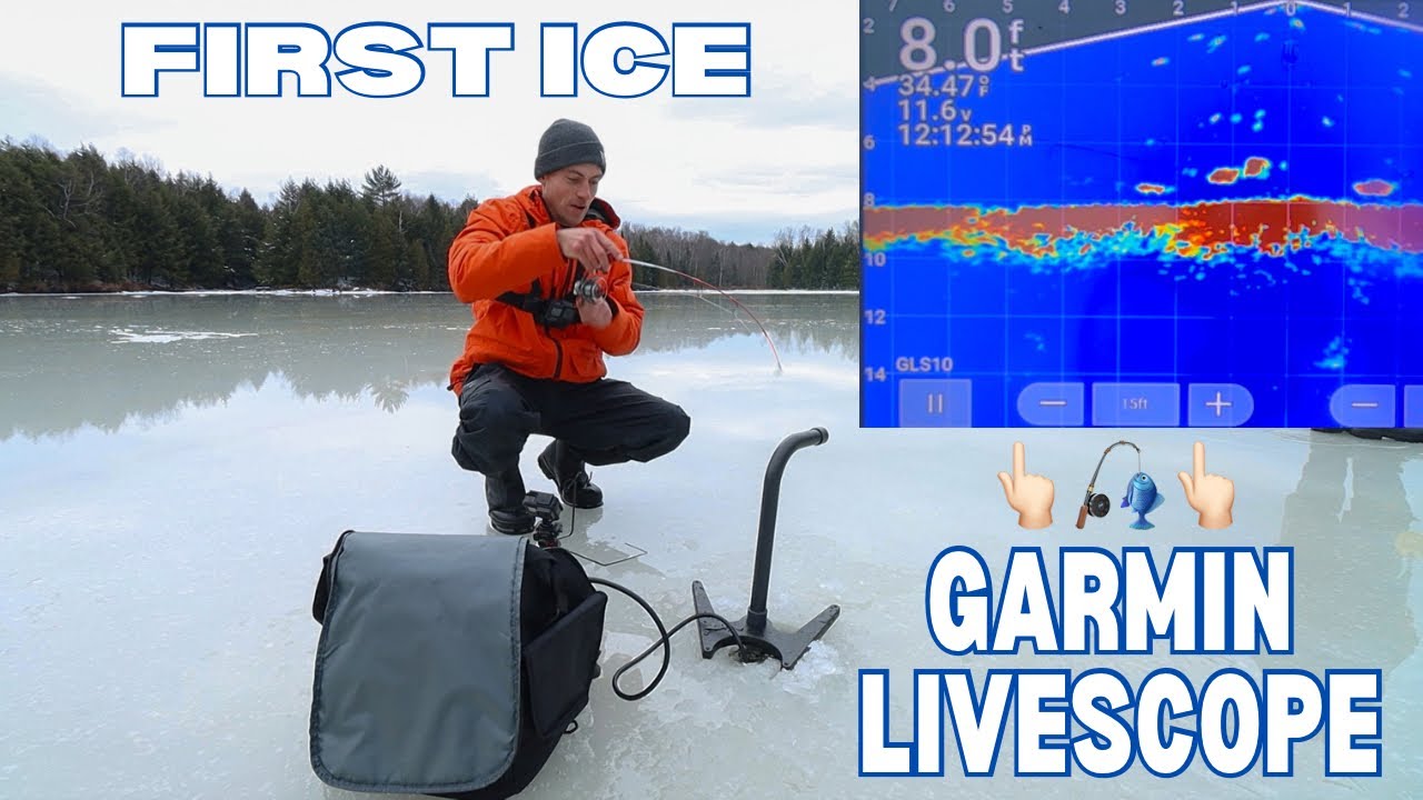 First Impression of GARMIN LIVESCOPE  Backcountry Brook Trout on Early Ice  