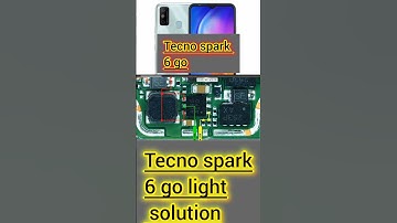 Tecno spark 6 go display light solution/Tecno spark 6 display light not working#tecno #displaylight