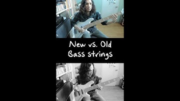 New vs. Old #Bass Strings