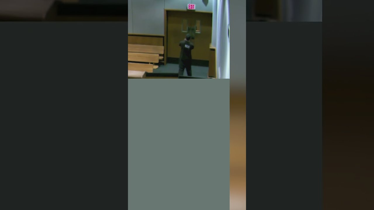 Inmate ESCAPES COURTHOUSE UNNOTICED Court Cam A E Shorts