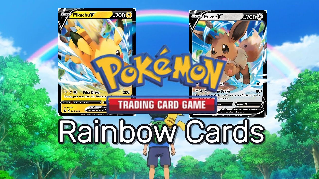 Все карты Pokemon TCG с радугой