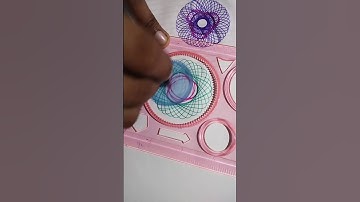 The Magic Ruler.🥰. #shorts #art #spiroart #spirograph #spirography #satisfying #relaxing #drawing