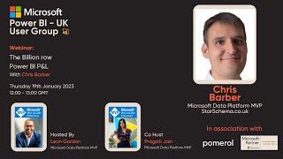 Microsoft Power BI UK - The Billion row Power BI P&L with Chris Barber
