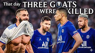 The Butchering Of Three Goats When Benzema Dismantled Messi, Neymar Mbappé