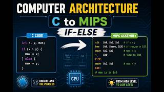 Part 2: C to MIPS Conversion | If-Else Statement in MIPS Assembly | Computer Architecture