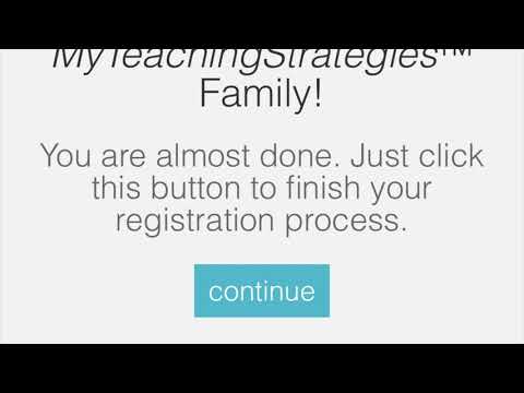 How To: Logging On To The My Teaching Strategies App