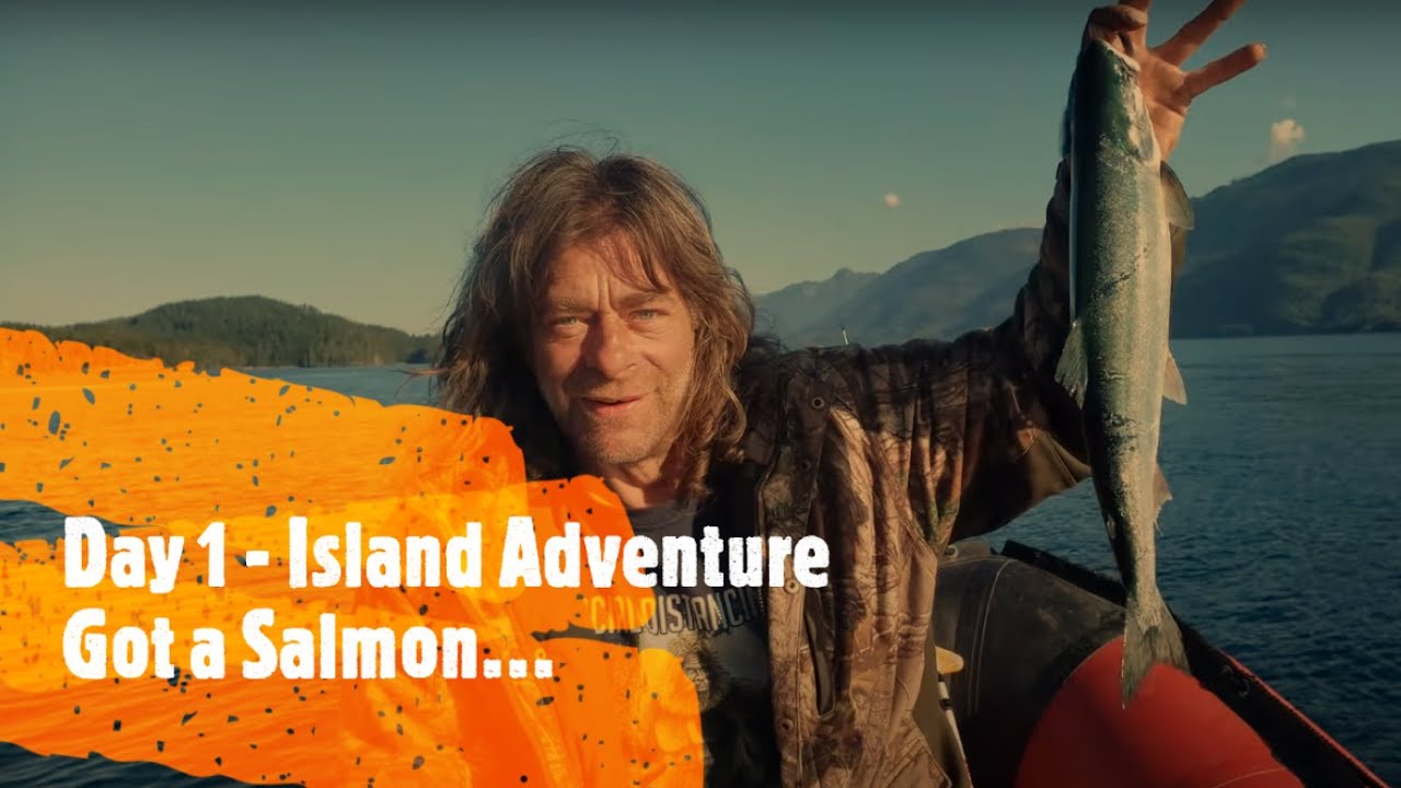 Day 1 7 Day Island Survival Challenge Vancouver Island Greg Ovens and Joe Canadian Mountain