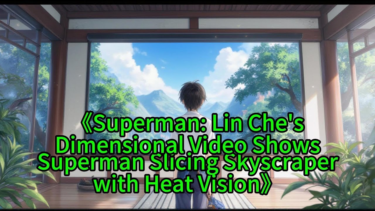 《Superman: Lin Che'sDimensional Video ShowsSuperman Slicing Skyscraperwith Heat Vision》