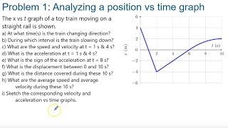 Clip 3.5 Problem solved: Position vs time graph analysis