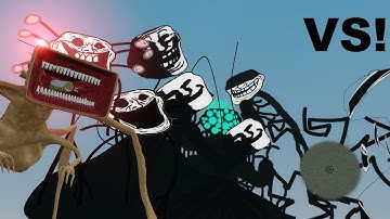 Can the New TROLLGE NPCs Defeat MEGAHORN?! - GarrysMod Sandbox (Trollge Mod Pack)