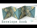 Easy envelope book stepbystep tutorial  make this handmade book fast