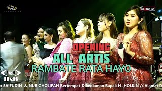 ALL ARTIS (OPENING) - RAMBATE RATA HAYO • NEW MONATA • LIVE BANGKALAN 2021