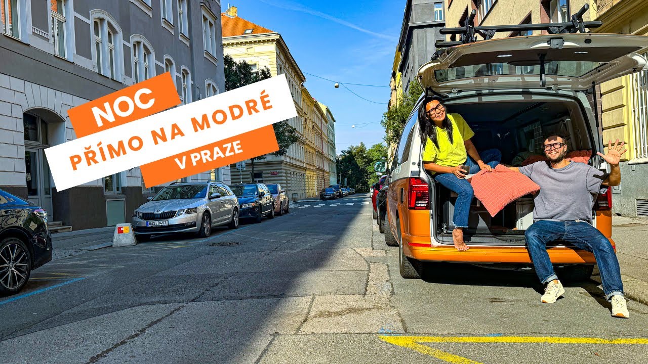 Kempování na modré zóně v centru Prahy - šílený nápad?