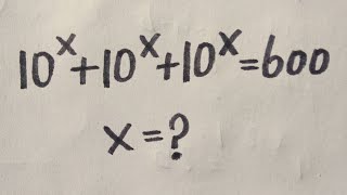 Solve for x in this nice Algebra equation | Math Olympiad Mathematics