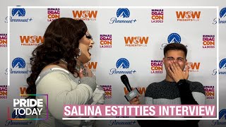 Salina EsTitties Hilarious & Chaotic Interview With Ricky Cornish at DragCon 2023
