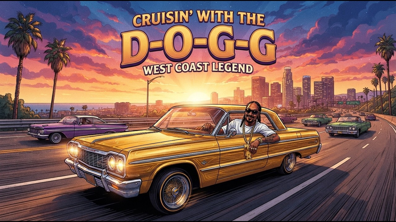 90s Hip Hop G-Funk 🌴 Snoop Dogg & Dr. Dre | Golden Hour Cruisin