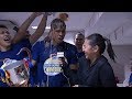 Magnolia Hotshots locker room celebration