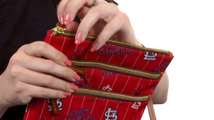 Dooney & Bourke St. Louis Cardinals Nylon Triple Zip Crossbody