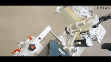 Intrex bags labelling station with feeder Domino V230i