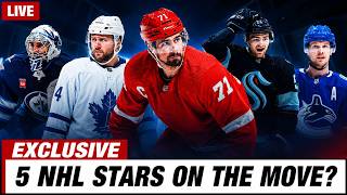 5 NHL Stars Who Could Be Traded Before Next Season  Larkin, Hellebuyck, Pettersson & More