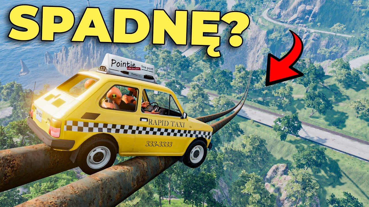 WJECHAŁEM NA NAJNIEBEZPIECZNIEJSZĄ ULICĘ Hogaty w BEAMNG.DRIVE 