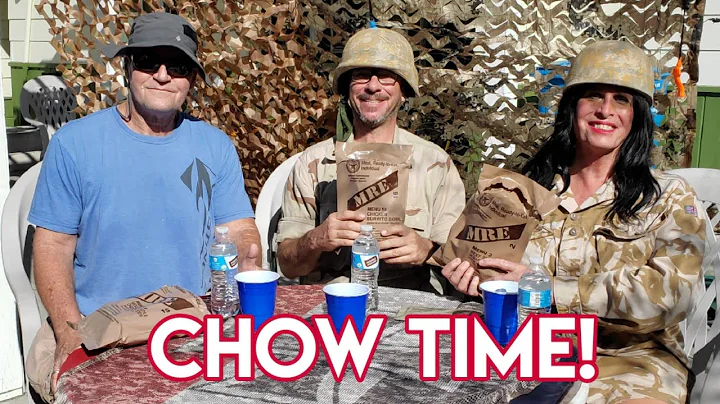 First Time Trying MRE's (Meals Ready to Eat) Rosie's in the Army Now!