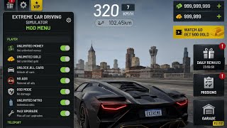 New Mod Menu in Extreme Car Driving Simulator 😱 | Unlimited Money + All Cars Unlocked screenshot 4