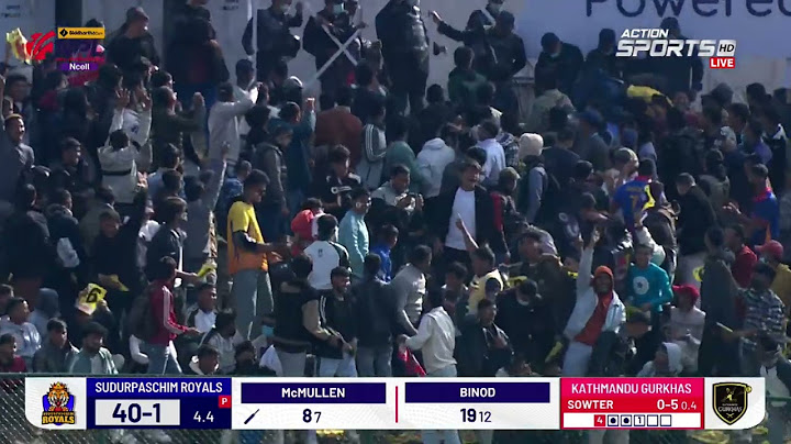 KATHMANDU GURKHAS VS SUDURPASCHIM ROYALS