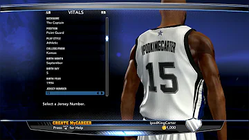 NBA 2K14 My Career - Creation of Athletic Point Guard | The Return of IpodKingCarter