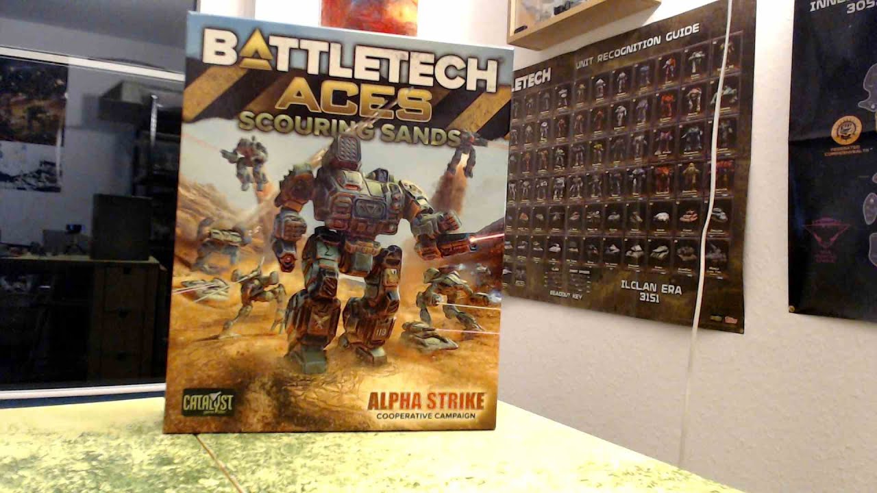 BattleTech Aces: Scouring Sands Unboxing - YouTube