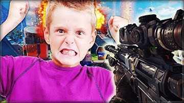 Lying Angry Kid Gets Trolled In A 1v1! (Black Ops 3 Trolling)