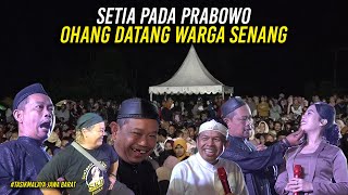 SETIA PADA PRABOWO KDM UCAPKAN TERIMA KASIH | OHANG DATANG WARGA TASIK SENANG(LAGU COVER Cinta Kita)