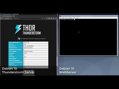 THOR Thunderstorm Showcase 1 - Agentless & Binary-Less Web Server Scanning