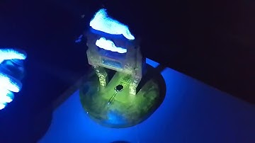 Wet Fluorescent Magnetic particle testing in weld neck flange