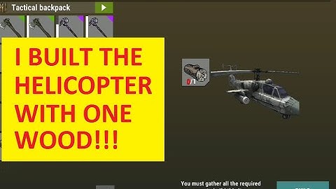 Dark Days Zombie Survival: I Built Car and Helicopter Without Vehicle Parts