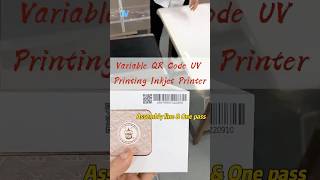 Packaging Boxes Variable QR Code UV  Printing Inkjet Printer