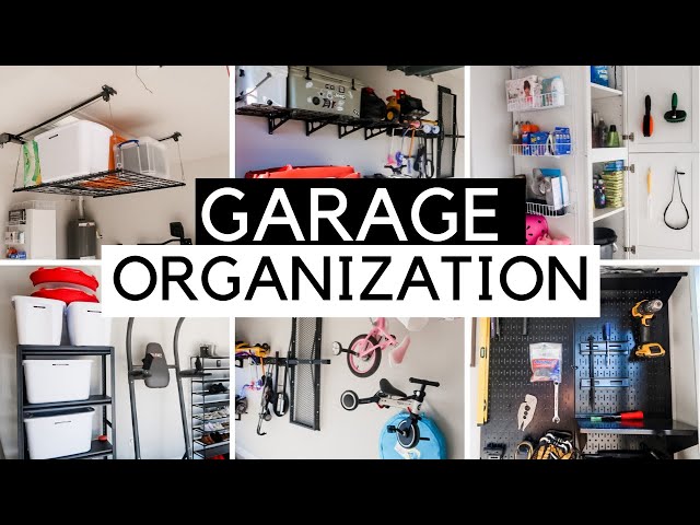 How To Get Your Garage Organized in 1 Weekend - Cozy Country Living