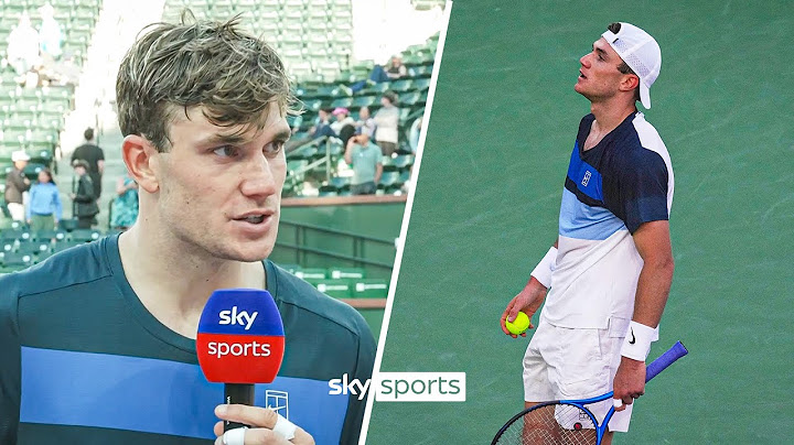 Jack Draper REACTS as he beats Carlos Alcaraz to reach the Indian Wells final 📈